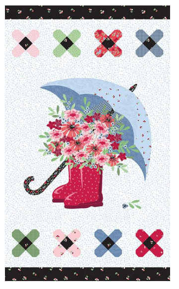 Cloudburst 2/3 Yard Panel Jill Finley Riley Blake P16188-PANEL 28M
