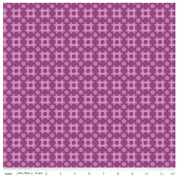 Patchwork Piazza Grape The Genesis of a Journey by Genesis Hall Riley Blake Designs C16933­-GRAPE  By the Half Yard