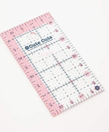 Cute Cuts 2 1/2" x 4 1/2" Ruler by Lori Holt for Riley Blake Designs STCC-5540 By Each