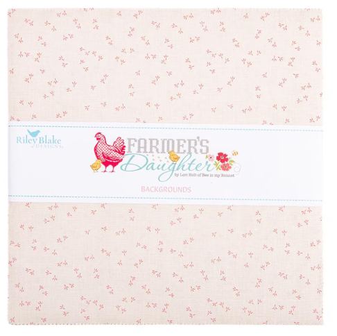 Farmer's Daughter Backgrounds 10" Stacker 42 Cuts by Lori Holt for Riley Blake 10-17160B