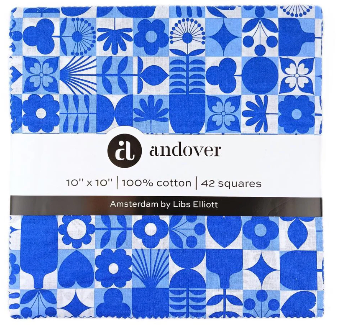 Amsterdam 10" Square 42 Cuts by Libs Elliott for Andover Fabrics 3S-AMSTERDAM-X