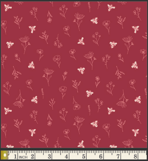 Summer Homestead Pollinator Patch by Sewcial Bee Collective for Art Gallery Fabrics SBC-SH-2042