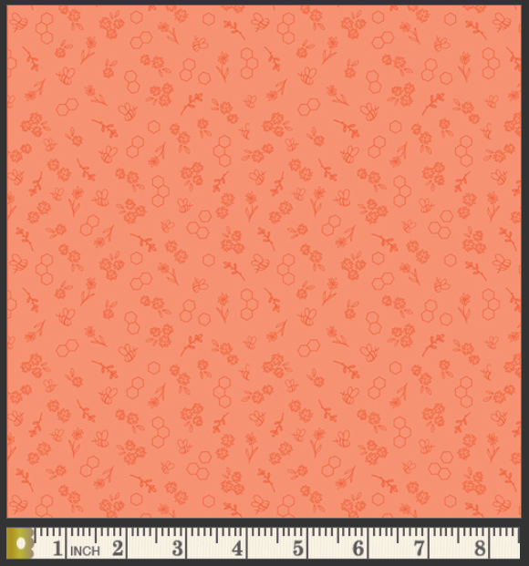 Summer Homestead Bumble & Bloom Earthy by Sewcial Bee Collective for Art Gallery Fabrics SBC-BB-3003