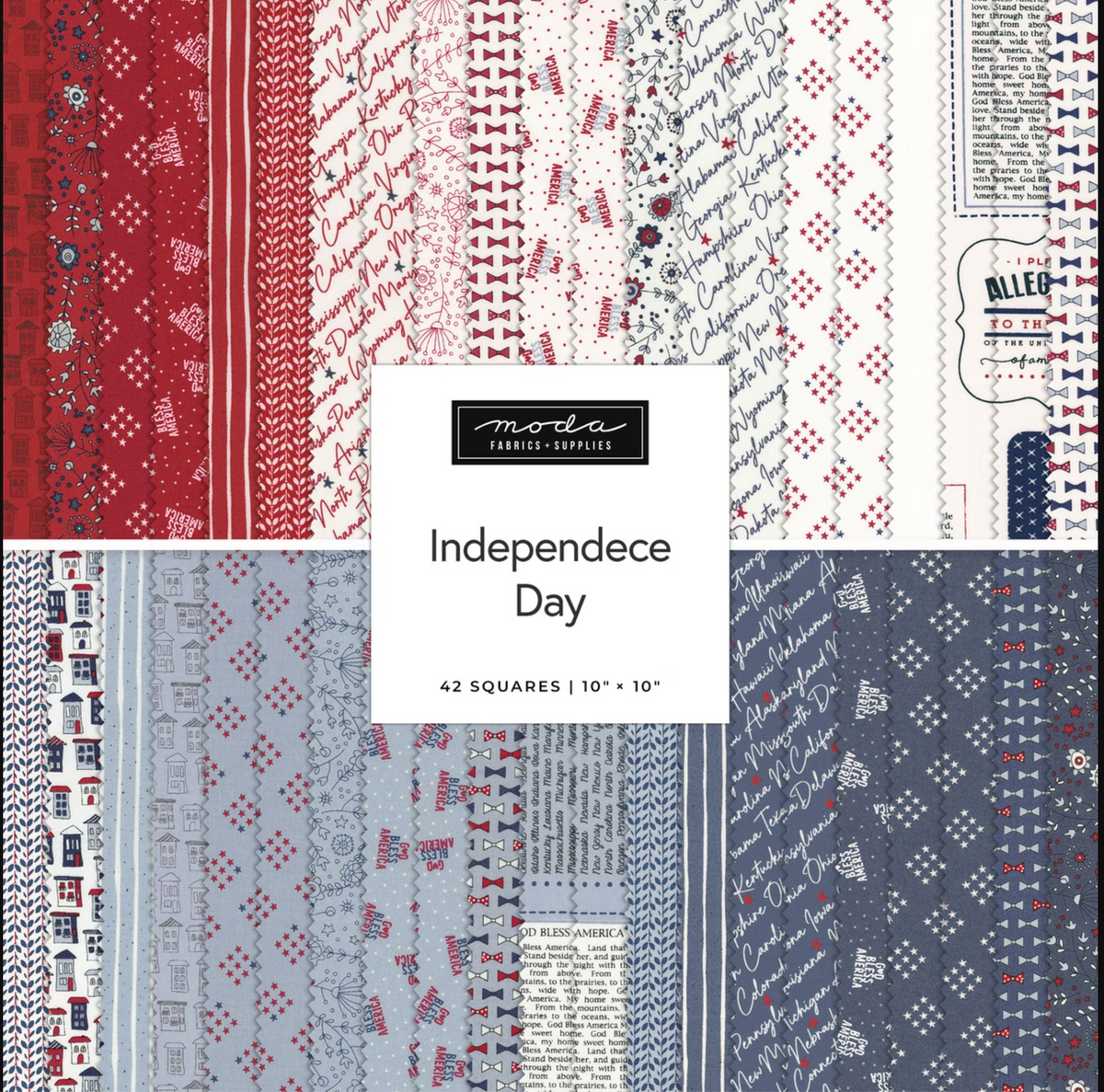 Independence Day Layer Cake® 55720LC Moda Precuts 1pc