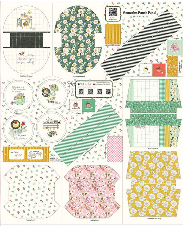 Pouch Panel 1 Yard by Minki Kim P17061-PANEL 32M