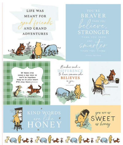 Winnie the Pooh 1 Yard Panel P17006-PANEL 29M