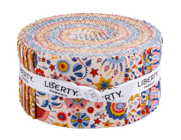 Summer Fair 2.5" Rolie Polie by Liberty Fabrics 0166FR-SF-A