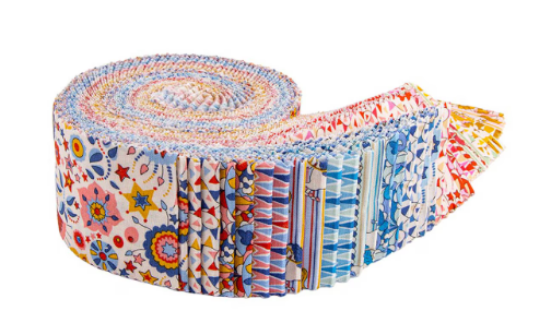 Summer Fair 2.5" Rolie Polie by Liberty Fabrics 0166FR-SF-A