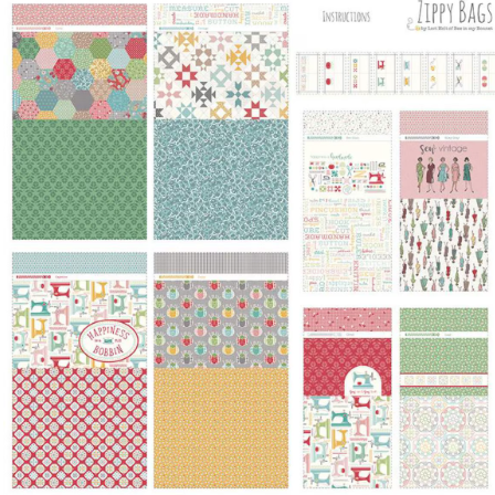 My Happy Place Zippy Bags 1 HD11216 Riley Blake 52M