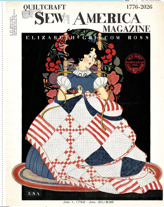 Sew America Betsy Ross 1 Yard Riley Blake PD17340R 10M