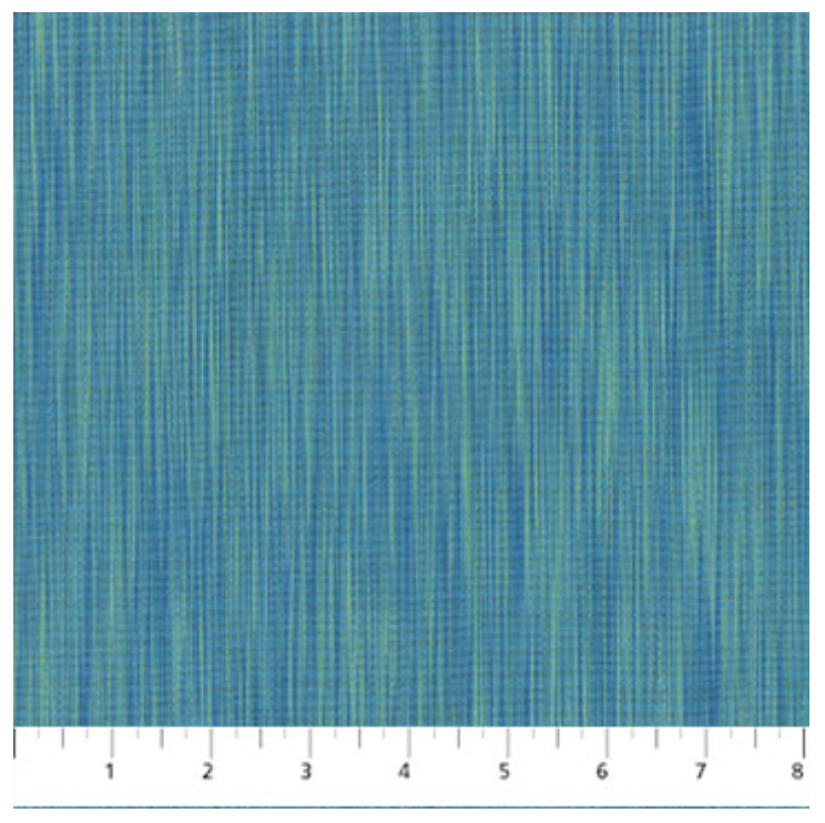 Space Dye Teal W90830-60 Figo Fabrics Half Yard