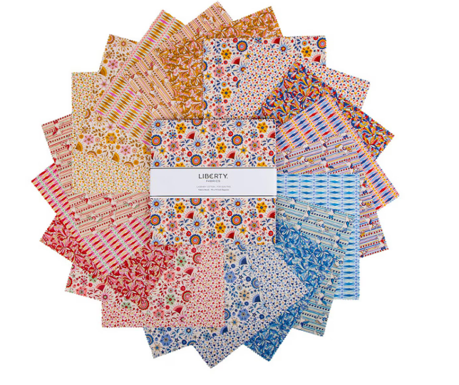 Summer Fair 5 Inch Stacker Liberty Fabrics 0166SQ-SF-5 Riley Blake