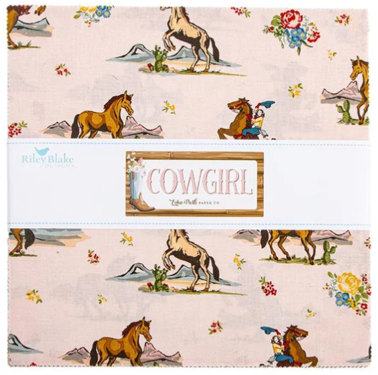 Cowgirl 10" Stacker Echo Park Designs Riley Blake Designs 10-17480-42