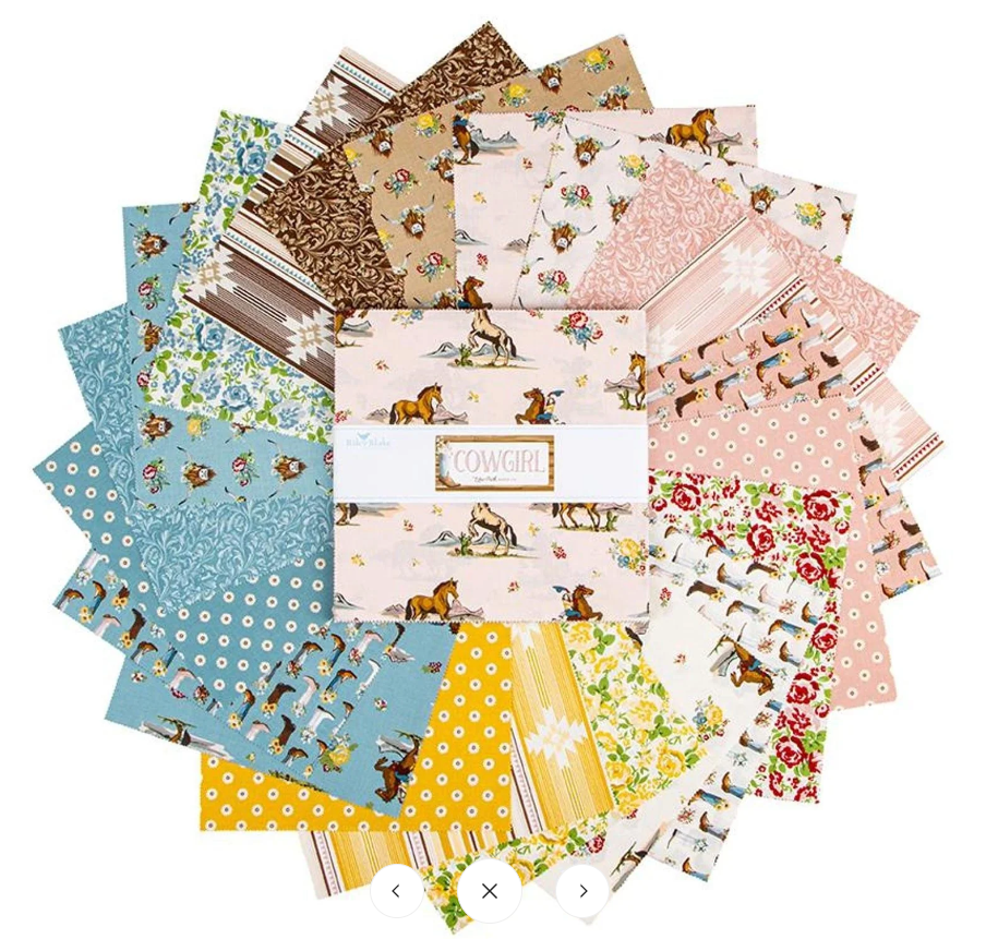 Cowgirl 10" Stacker Echo Park Designs Riley Blake Designs 10-17480-42