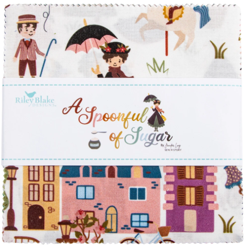 A Spoonful of Sugar 5" Stacker 5­-17080­-42 Jennifer Long Riley Blake