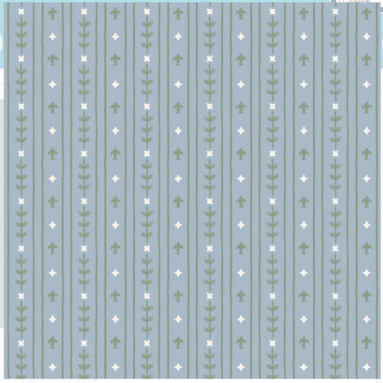 Faraway Kingdom Royal Stripe Sky Riley Blake C17433R-SKY Half Yard