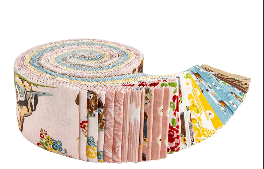 Cowgirl 2.5" Rolie Polie Strips Echo Park  Riley Blake RP-17480-40