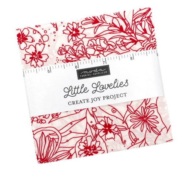 Little Lovelies 5" Charm Pack 39890PP Create Joy Project Moda