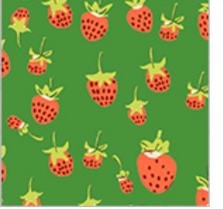 Studio Edit, Strawberries, Green, 37024D-5, Windham Fabrics Half Yard