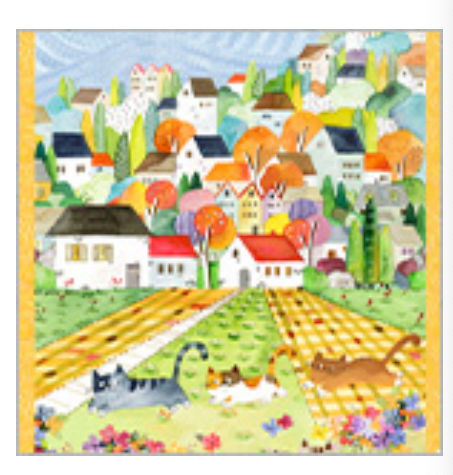 Cats Around Town, Cats Around Town, Multi, 54995DP-1, Windham Fabrics 24" Panel