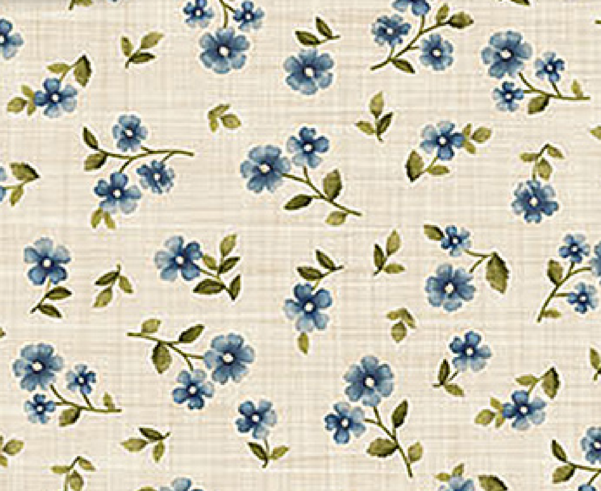 Farmhouse Sampler 28606-11 Floral Spot Cream Multi Deborah Edwards Northcott Half Yard