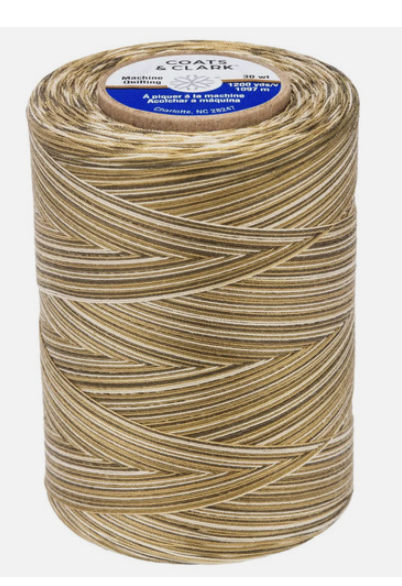 Coats & Clark Cotton Machine Quilting Multicolor Thread "Antique Greens" #822