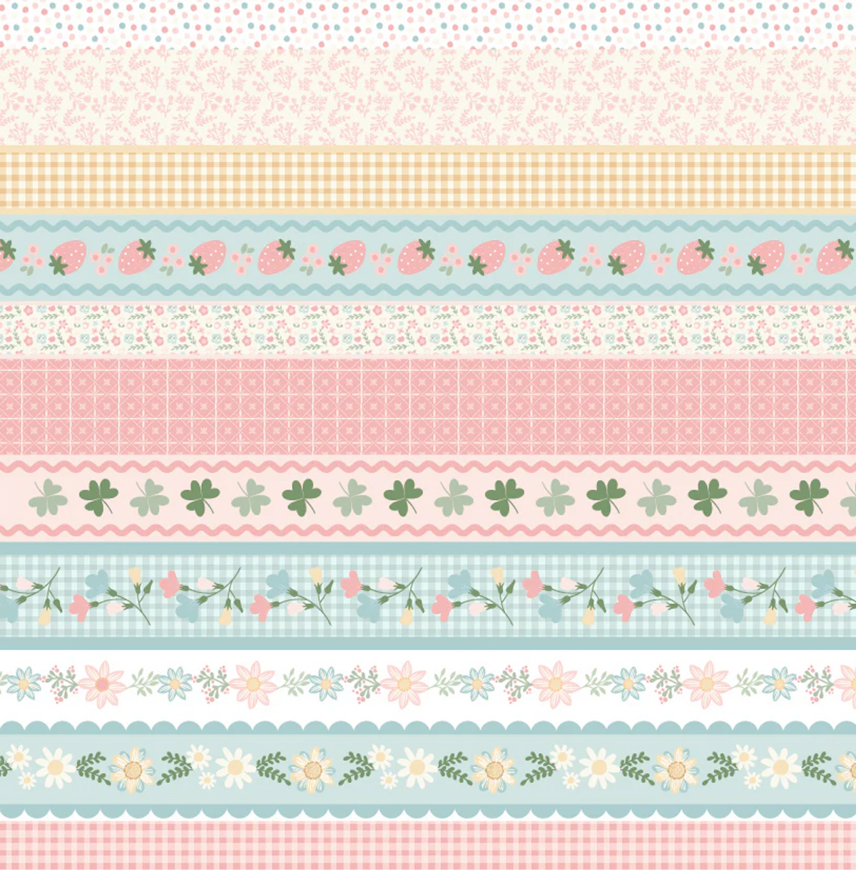 Pemberley Park PE261216 Pemberley Row Multi Lori Woods Poppie Cotton - Half Yard