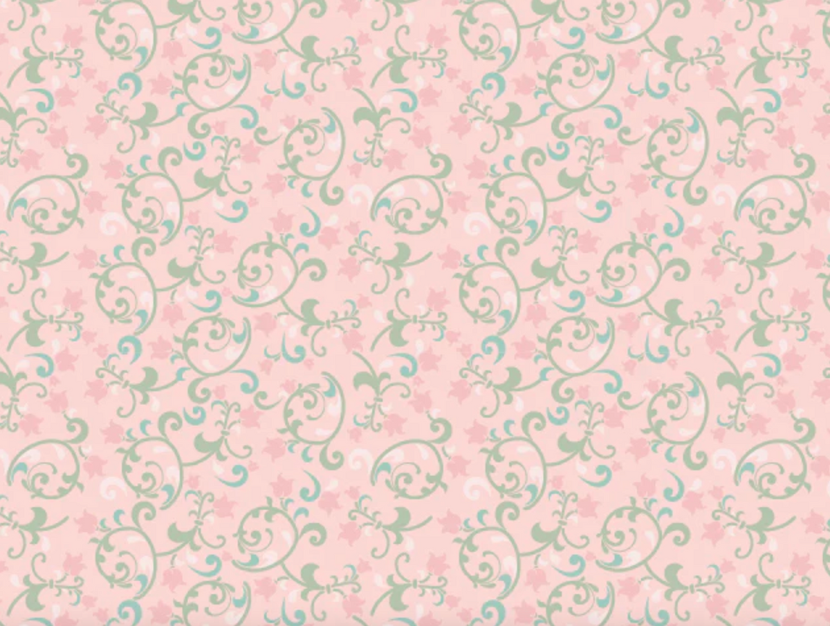 Pemberley Park PE261210 Miss Woodhouse Pink Lori Woods Poppie Cotton Half Yard