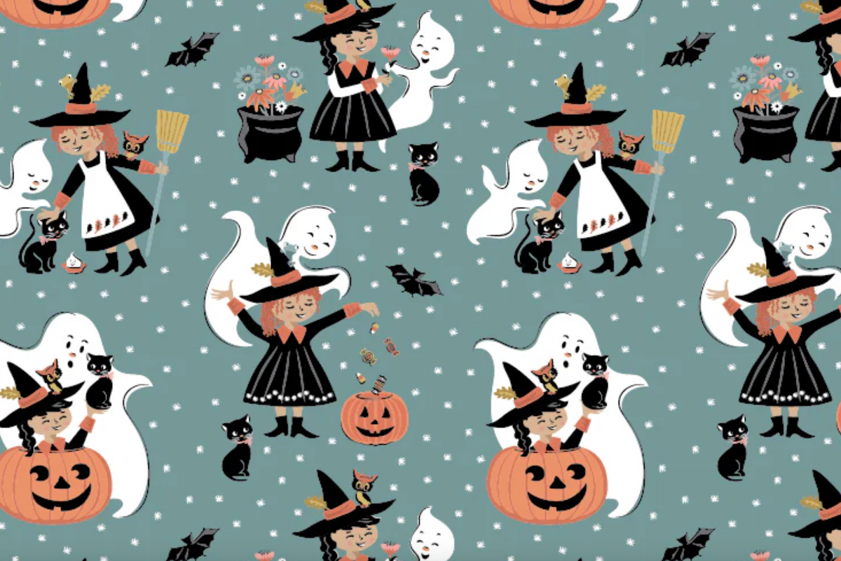 The Good Witch GW271403 Good Witches Night Sky Shari McCulley Poppie Cotton Half Yard