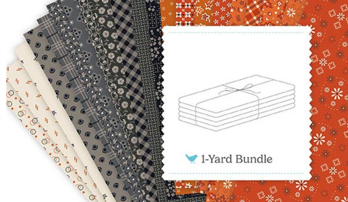 Pumpkin & Licorice 1YD­-18780­-21 1-Yard Bundle Lori Holt Riley Blake