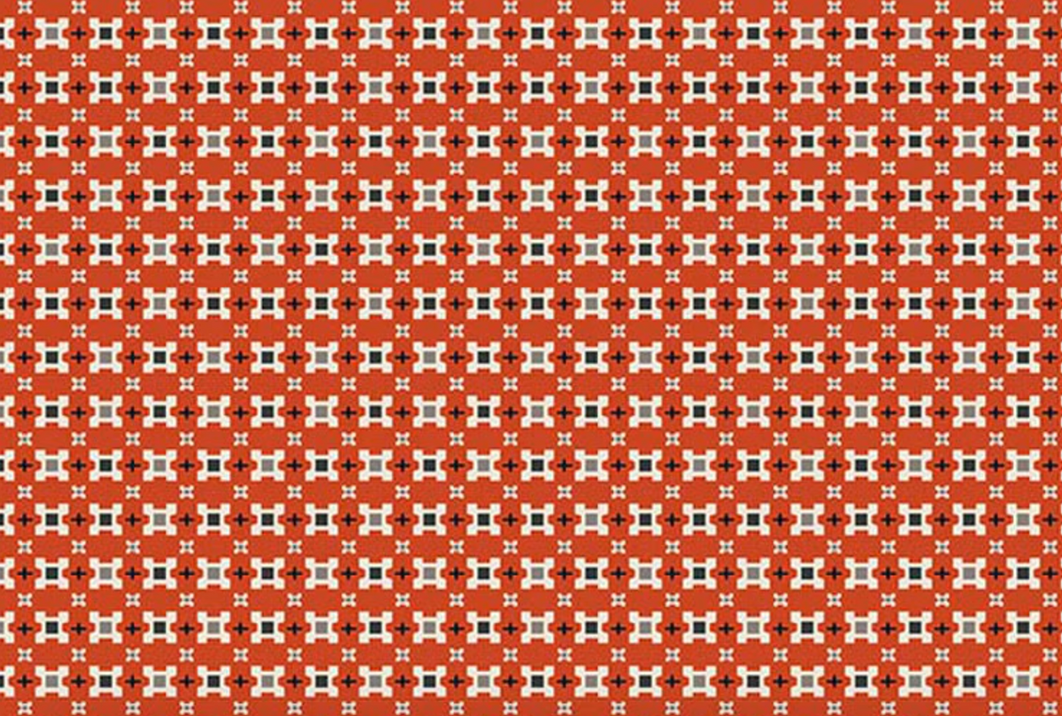 Pumpkin & Licorice C18787­-RUSTY Calico Rusty Lori Holt Riley Blake Half Yard
