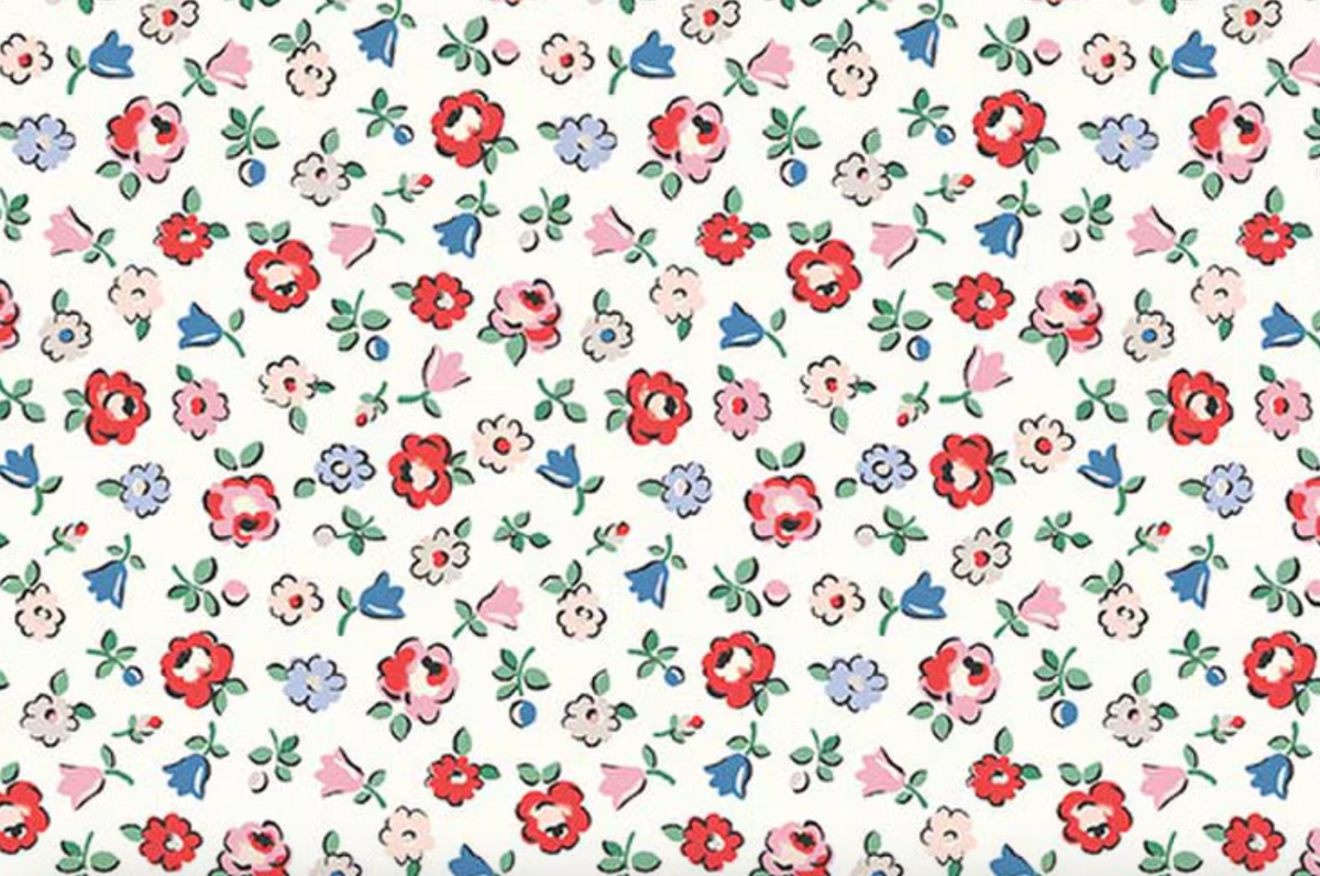 From London, With Love C18991­-CREAM Ditsy Floral Cream Cath Kidston Riley Blake Half Yard