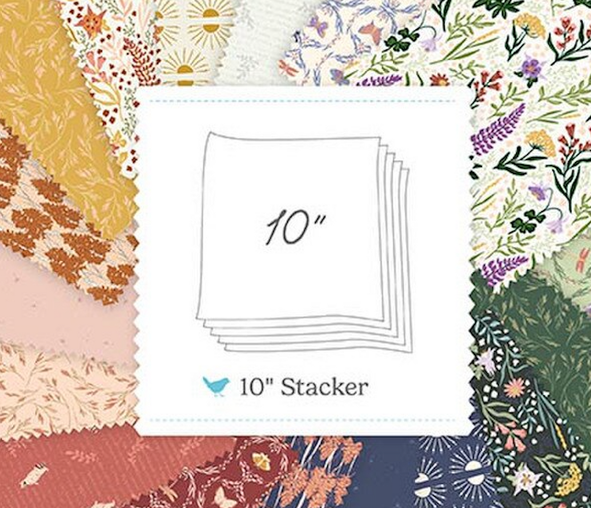 Aspen Lake 10­-18980­-42 10" Stacker 42 Pcs Amber Elliot Riley Blake