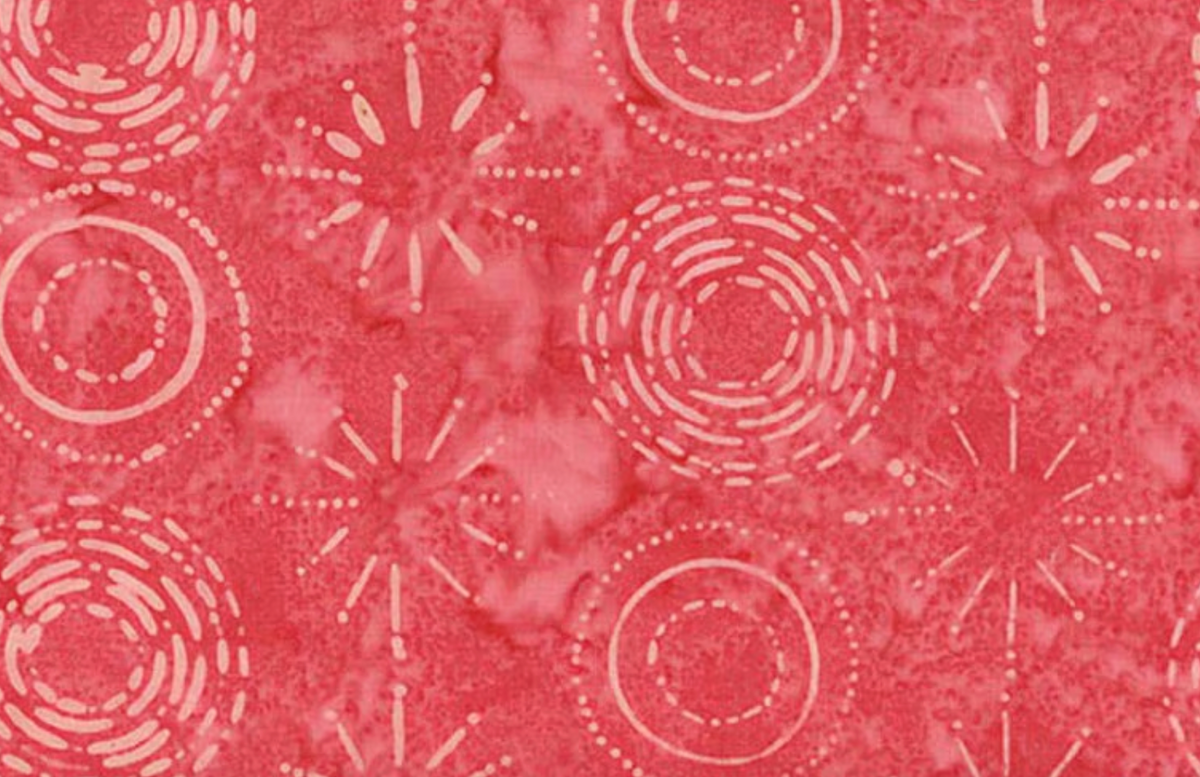 Batiks Stellar BT23874-194 Watermelon Fran Gulick Riley Blake Half Yard