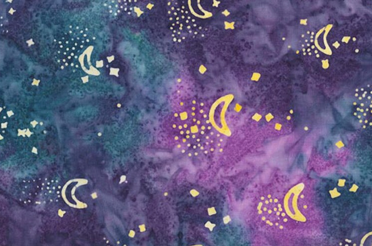 Batiks Stellar BT23872-587 Mermaid Fran Gulick Riley Blake Half Yard