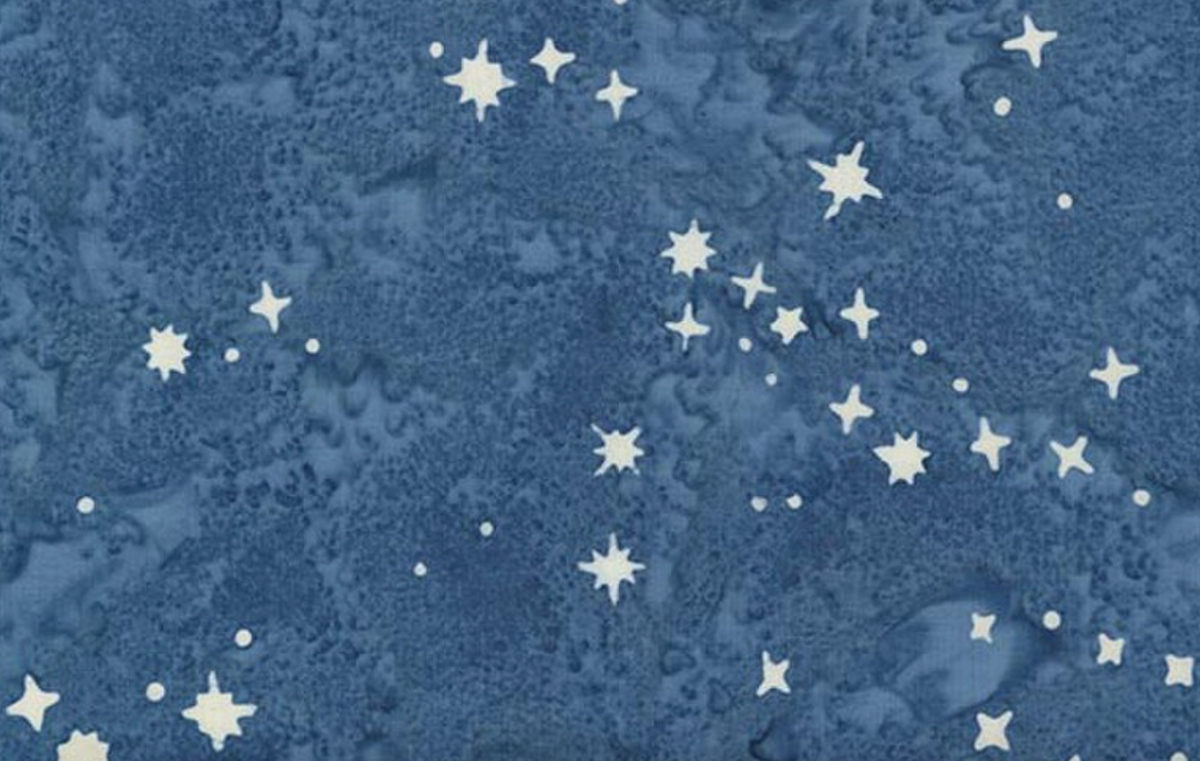 Batiks Stellar BT23876-293 Blueprint Matte Fran Gulick Riley Blake Half Yard
