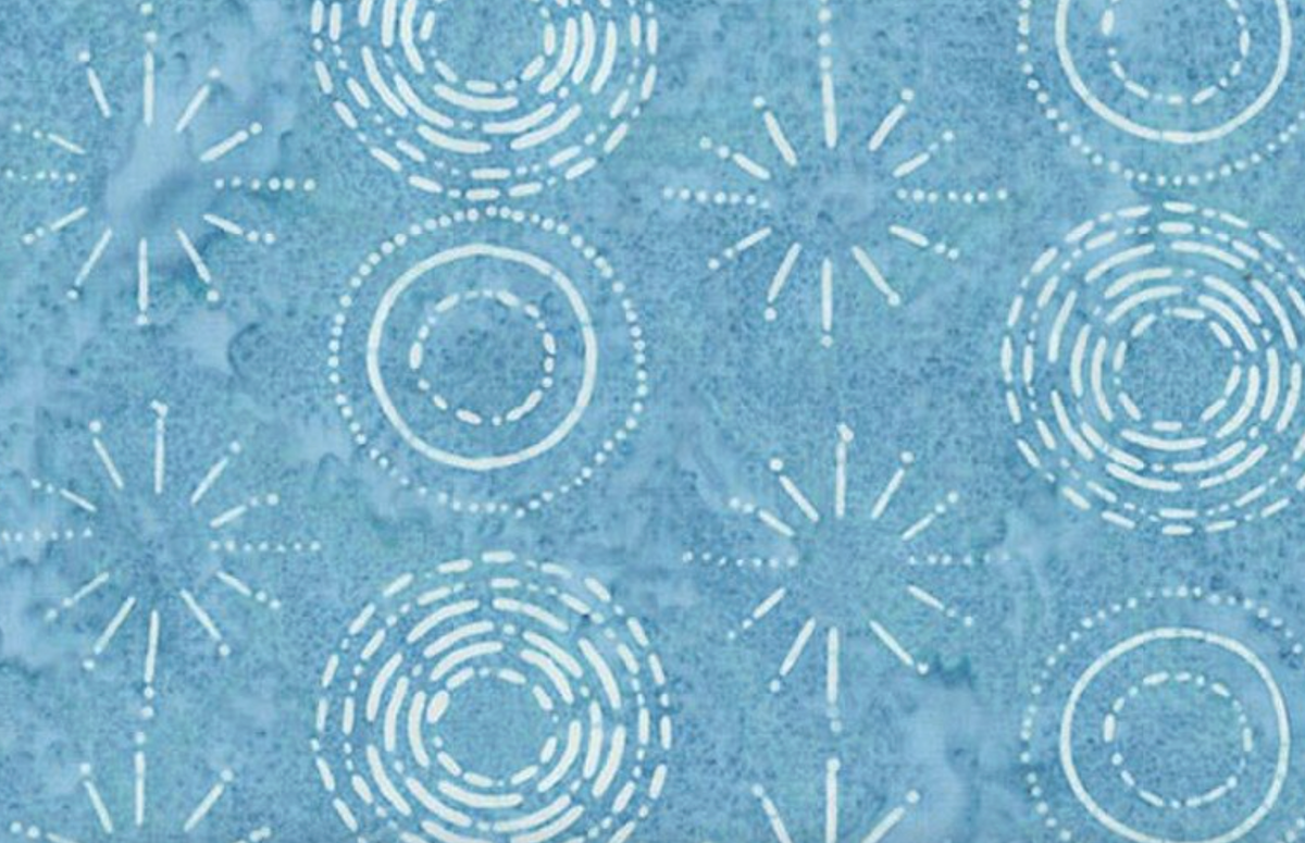 Batiks Stellar BT23874-293 Blueprint Matte Fran Gulick Riley Blake Half Yard
