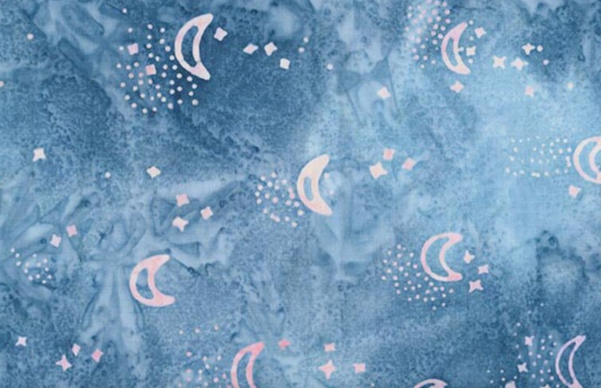 Batiks Stellar BT23872-293 Blueprint Matte Fran Gulick Riley Blake Half Yard