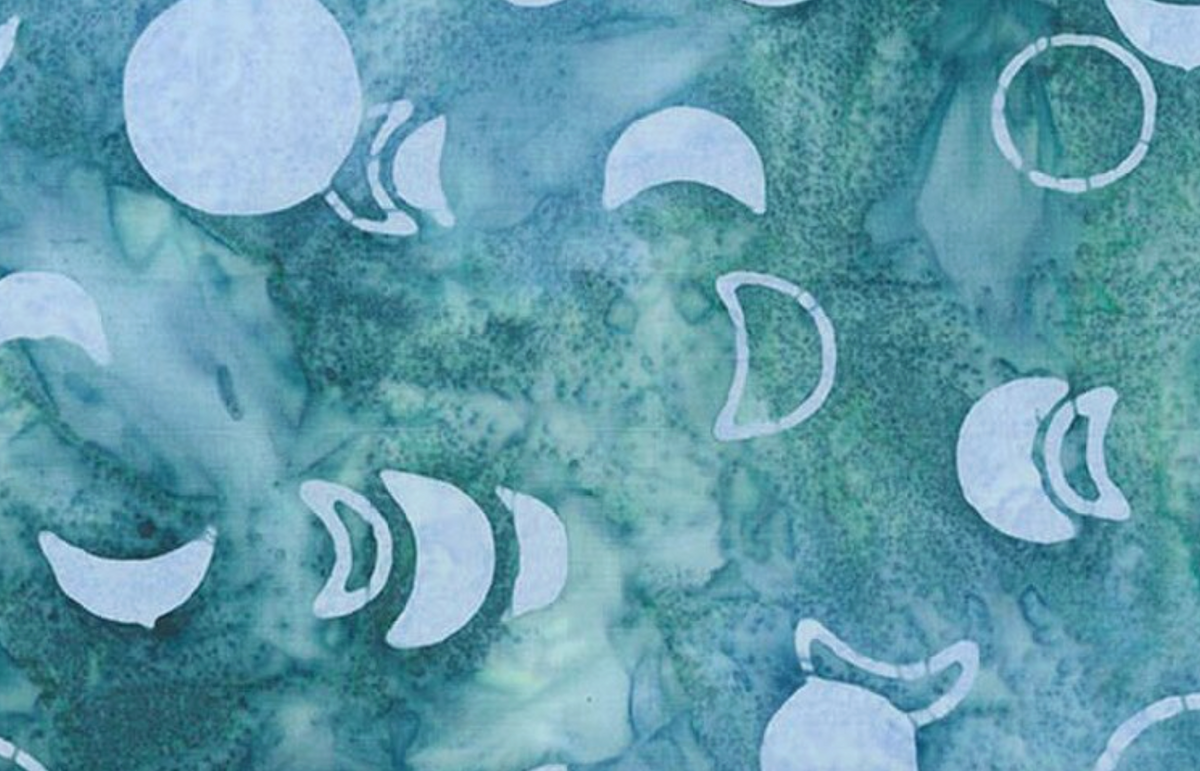 Batiks Stellar BT23870-301 Blue Calm Fran Gulick Riley Blake Half Yard