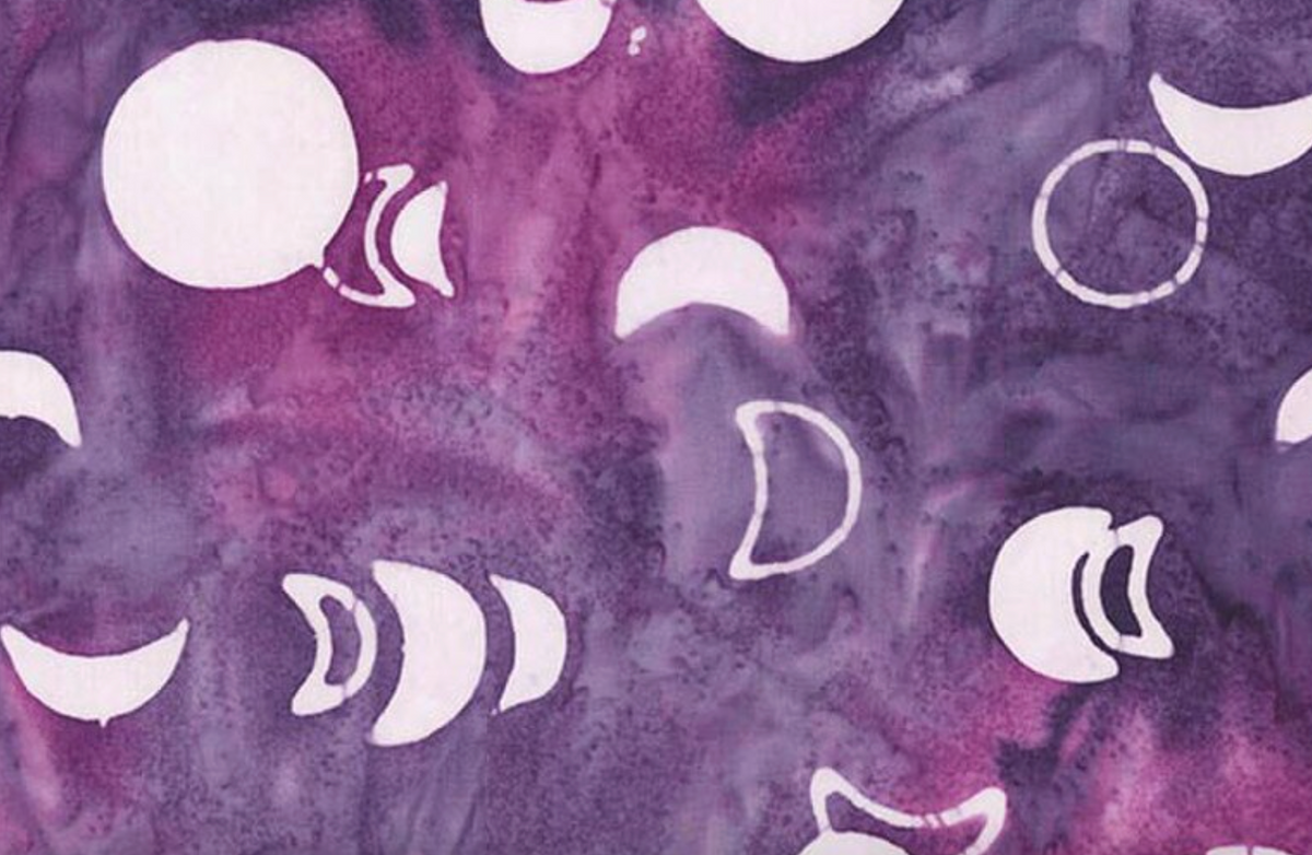 Batiks Stellar BT23870-178 Grape Soda Fran Gulick Riley Blake Half Yard