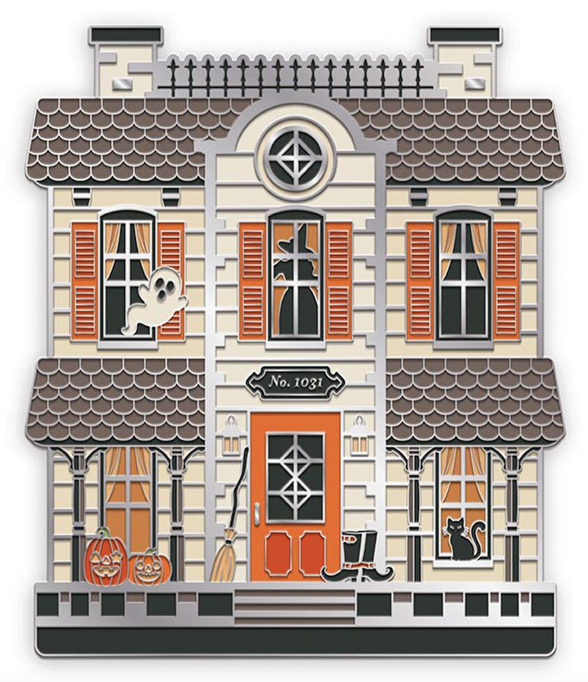 Lori Holt ST­-54033 Haunted Cottage Scissor Minder