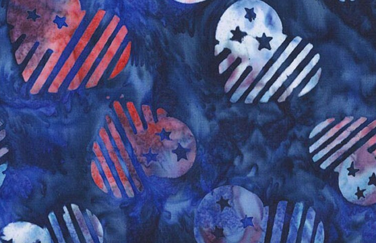 Batiks Spark of Celebration Liberty BT23914-698 Storm Riley Blake Half Yard