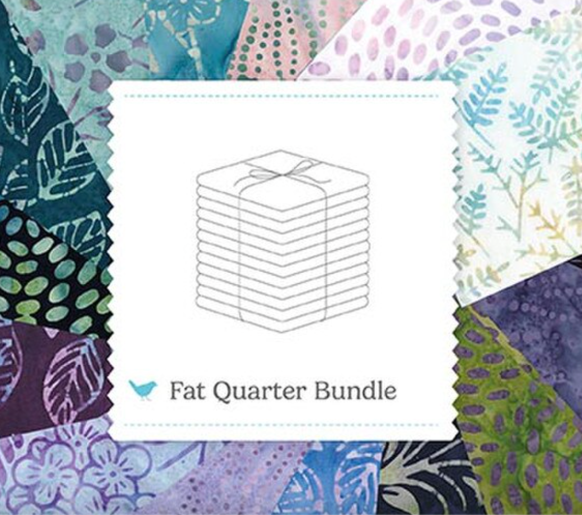 Batiks Garden Reverie FQ­-BT23927B­-15 Evening Garden Fat Quarter Bundle B Riley Blake