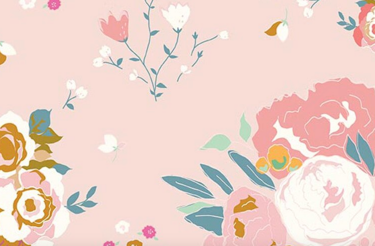 Cotton Nook C17970­-BLUSH Main Riley Blake Half Yard