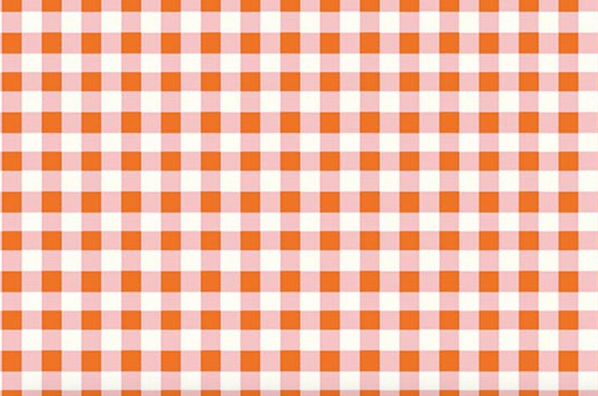 Cotton Nook C17976-­ORANGE Plaid Riley Blake Half Yard