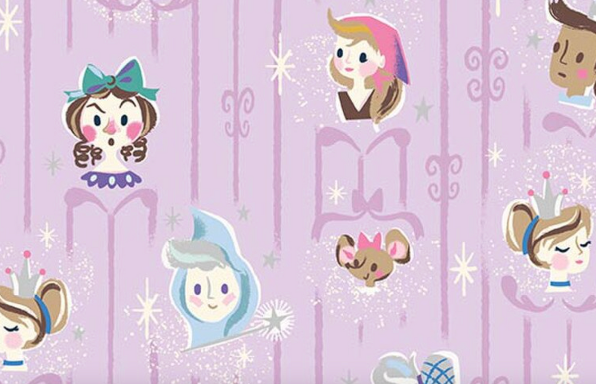 Wishes SC18071­-VANITY Cast Sparkle Jill Howarth Riley Blake Half Yard