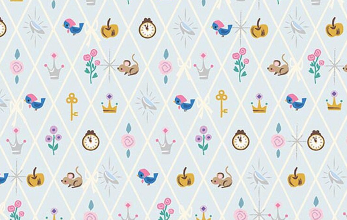 Wishes SC18075­-POWDER Diamond Sparkle Jill Howarth Riley Blake Half Yard
