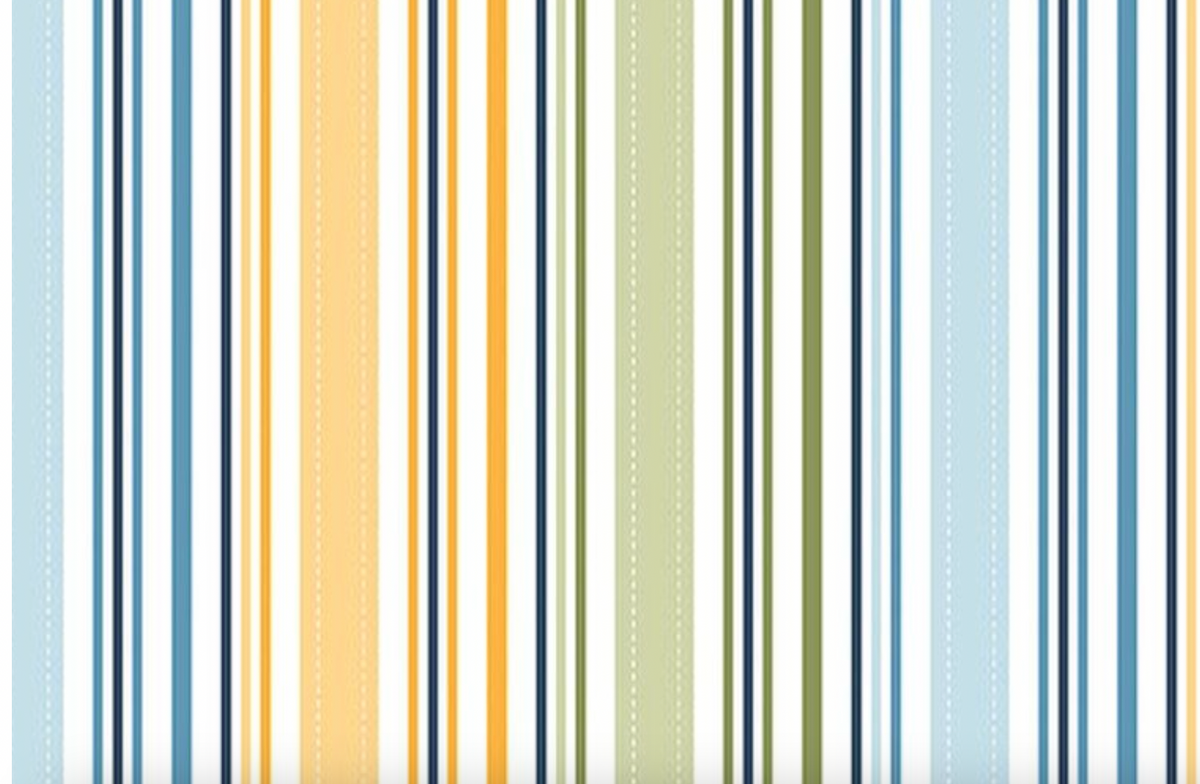 Sunshine & Dandelions C17924­-MULTI Stripes Multi Traci Reed Riley Blake Half Yard