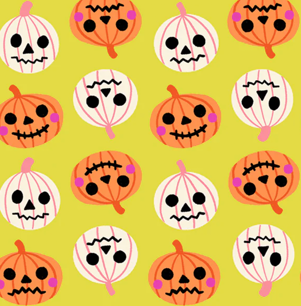 Freaky Familiars RS5196 12 Citron Ruby Star Moda Half Yard