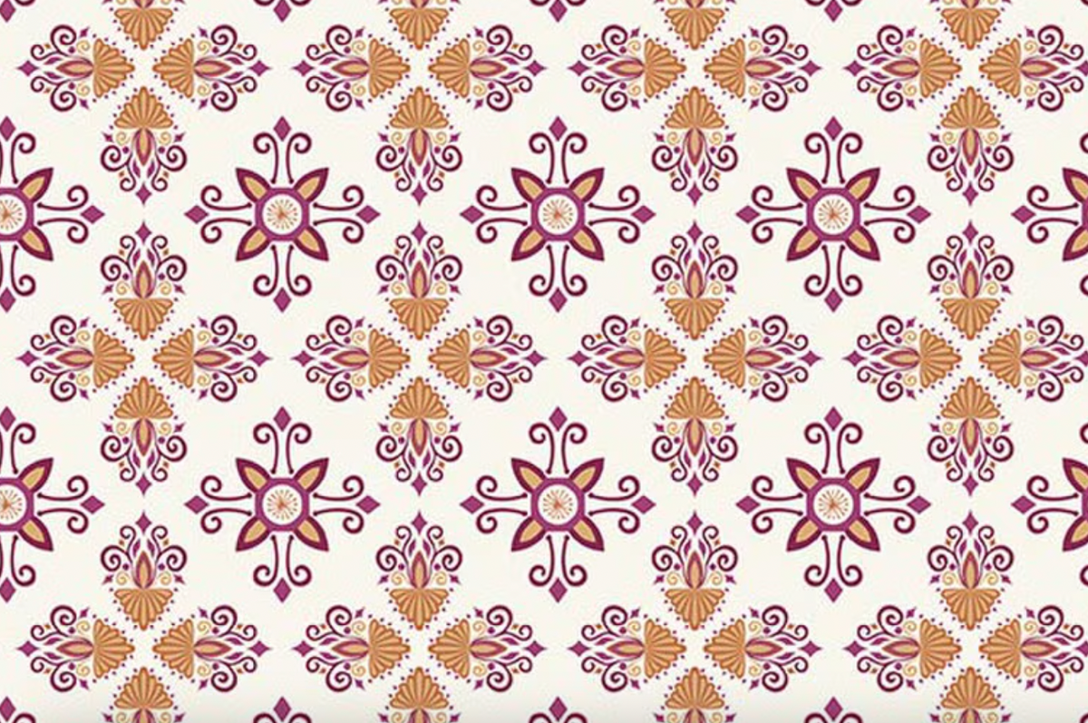 Where the Wild Flowers Are C18252-CREAM Damask Cream Judi Madsen Riley Blake Half Yard